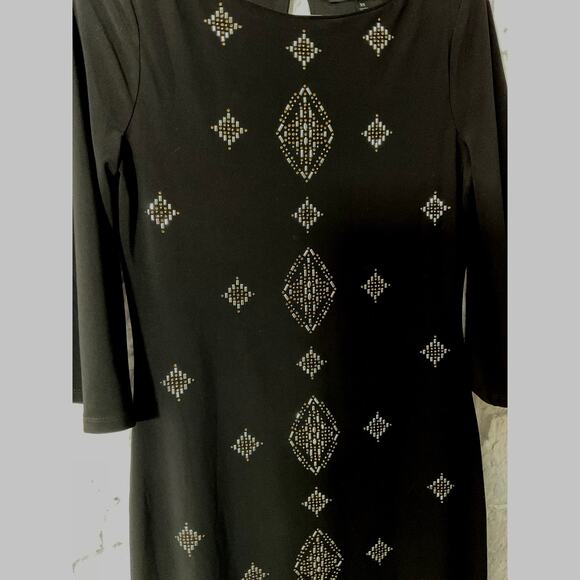 White House Black Market Dress Size XS Beaded - Picture 4 of 6